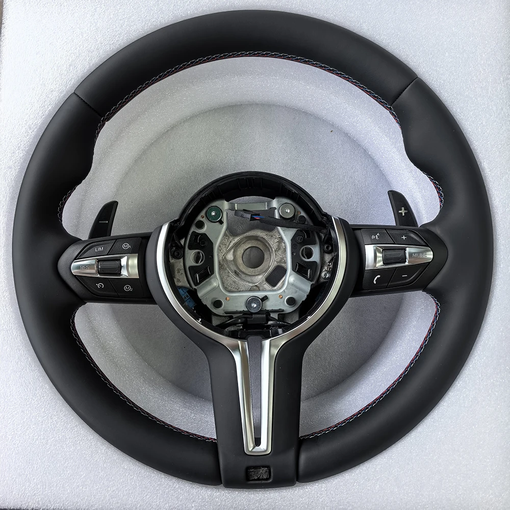 Steering Wheel For BMW M3 M5 F10 F06 F07 F11 F12 F13 F01 F02 5 6 7 Series F30 F31 F32 F33 F34 F36 2 3 4 Series M Sport Steering Wheel view 4