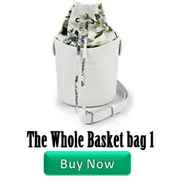 Tanqu New Drawstring Canvas Fabric Inner Pocket Lining for Obasket Obag Handbag Insert for O Basket O Bag