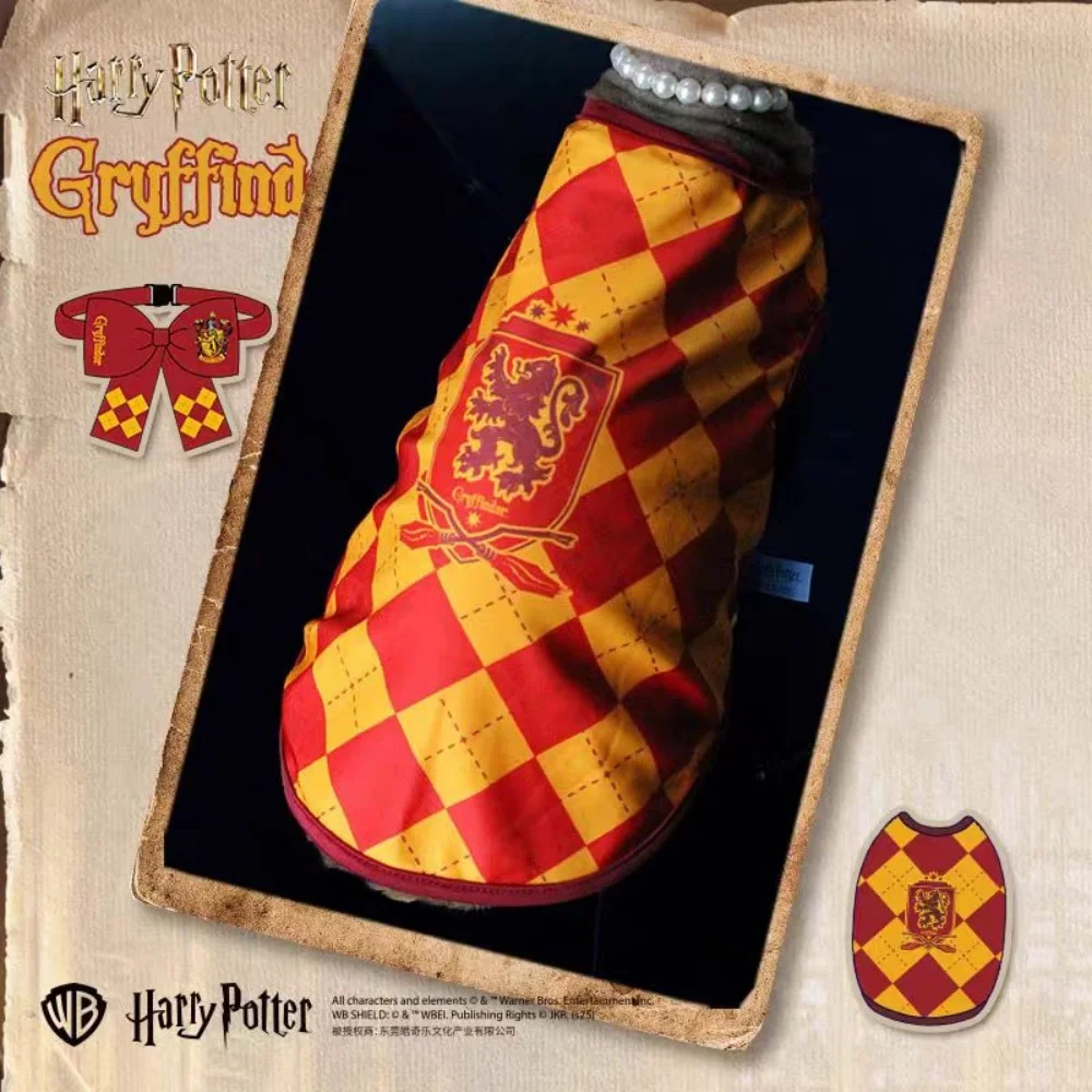 

Подлинная серия Гарри Поттера, одежда для домашних животных, Хогвартс-тематика, декор с животными, жилеты, галстуки-бабочки, домашние животные, одежда для переодевания, вечеринки, подарок