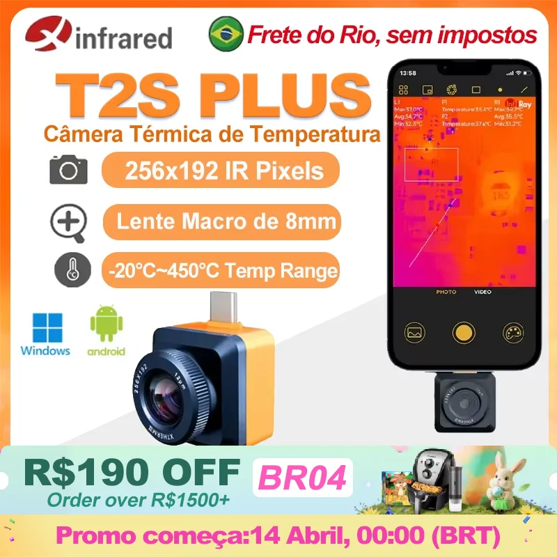 InfiRay T2S Plus: A Análise Completa do Melhor Câmera de Imagem Térmica para Uso Prático