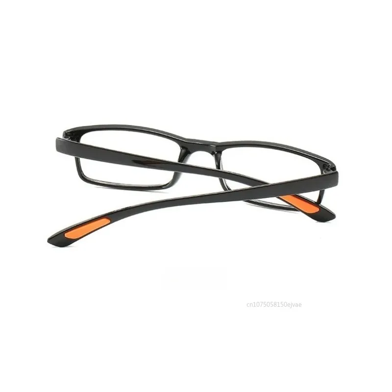 Resep kacamata miopia kacamata baca untuk pria wanita ultra-ringan TR90 persegi kacamata miopia dengan derajat-0.5 -1.0 To -6.0