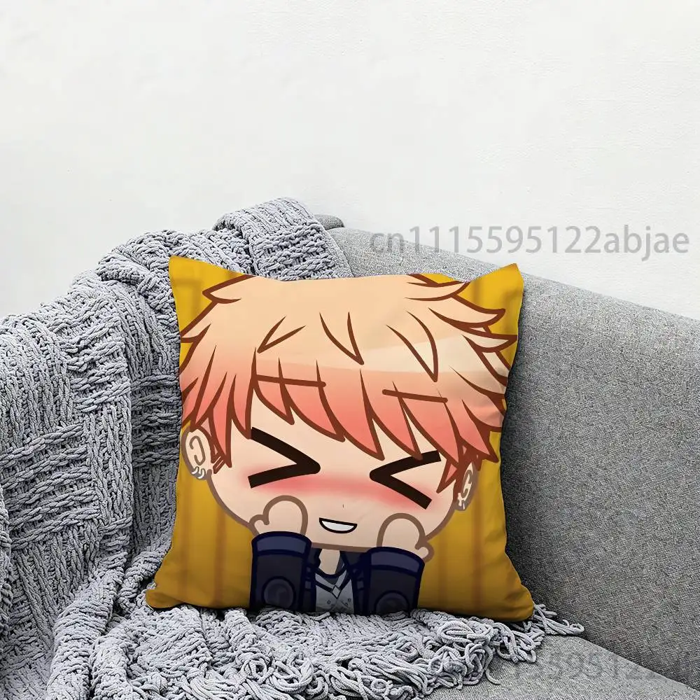 The Music Freaks Jake Drew Zander Throw Pillow Case 40x40cm Decoration DIY Square Chair Pillowcase Pad Cover