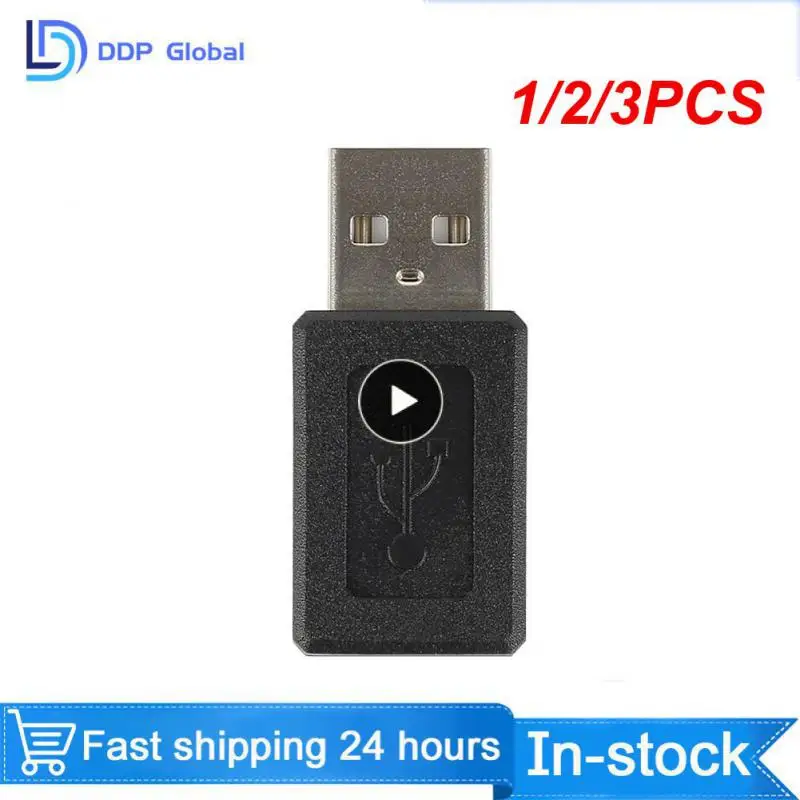 1/2/3PCS Wholesale New Black USB 2.0 A male and female to Mini USB B 5-pin Female Plug Cable Adapter Connector Best Price