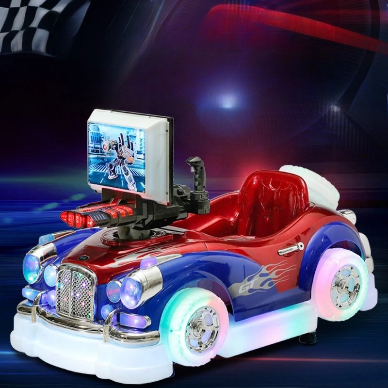 Game coin-operated rocker commercial baby interactive classic car household scan code toy car