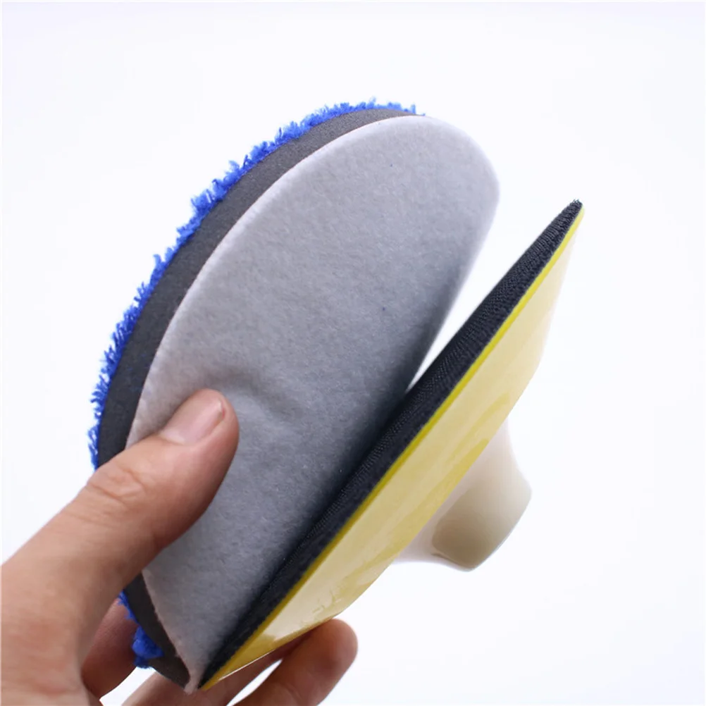 

Вощеная губка, полировальное колесо, автомобильная губка, буфер, 4-дюймовая профессиональная полировка краски, комплект полировальных подушечек