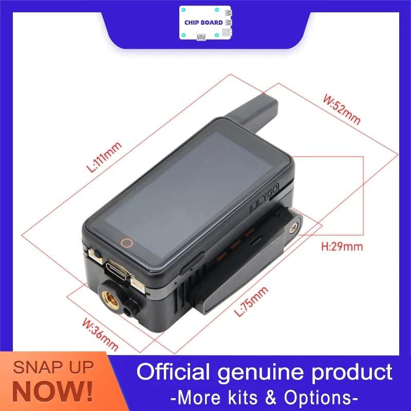 LILYGO T-Display-S3 Pro LR1121 ESP32-S3 Dev Board with 2.33