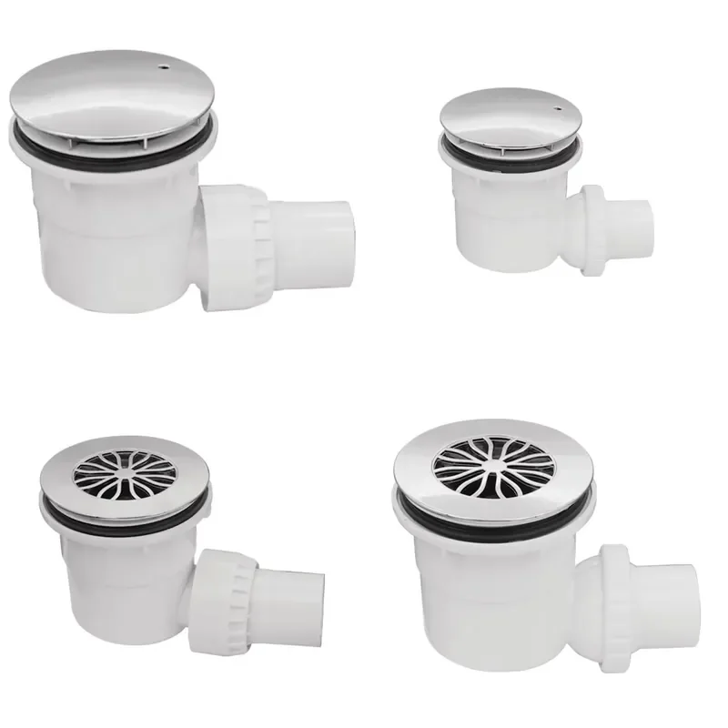 for Plastic Shower Drain White Garbage Shower Tray Drain