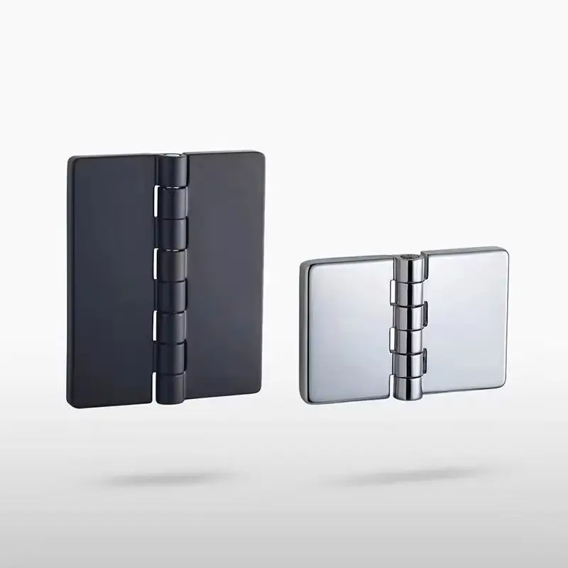 6PCS Zinc Alloy Industrial Hinges Distribution Box Switch Electric Cabinet Door Hinge Mechanical Equipment Hinge with Screw Feet