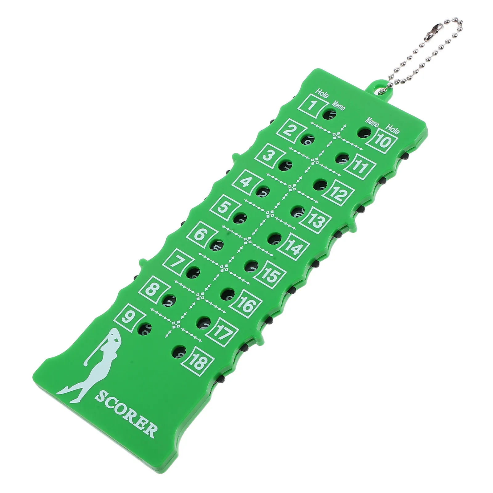 Golf Score Counter Compact 18-Hole Stroke Tracker Portable Design Easy-to-Read Display for Golfers Beginners Professionals Golf