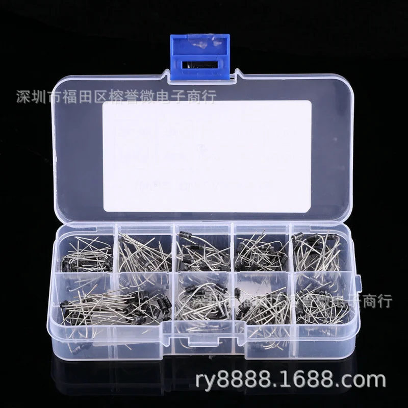 Kit de diodo retificador 100/200PCS 1N4001-1N4007-1N5819 10 Especificações