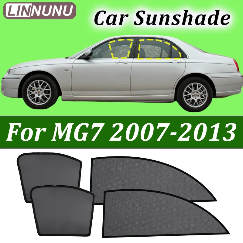 linnunu-–-pare-soleil-magnetique-pour-voiture-rideau-en-maille-pour-fenetre-mg7-2007-–-2013-protection-uv-d'ete-accessoires-de-protection-solaire-pour-l'interieur