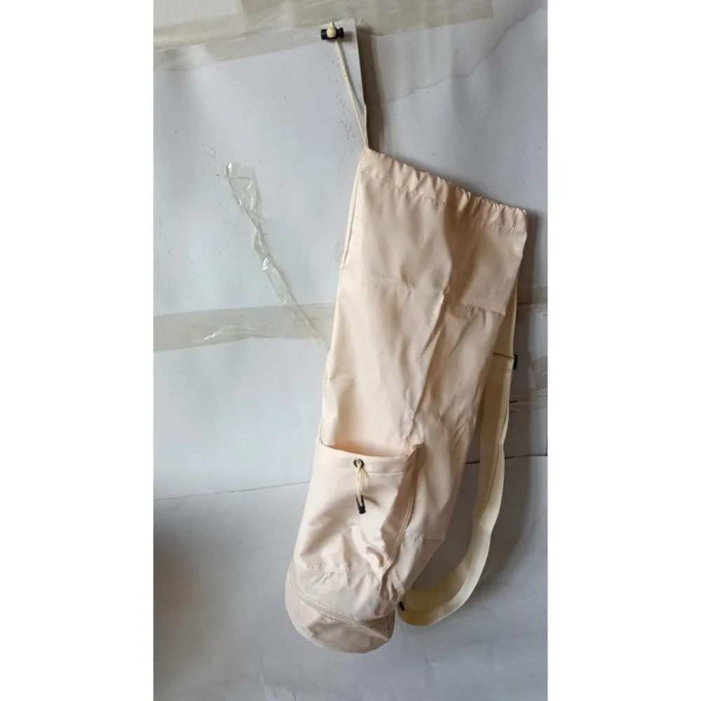 

Сумка для коврика для йоги большой вместимости с регулируемыми плечевыми ремнями, дышащая спортивная сумка на шнурке, портативная водонепроницаемая сумка для хранения спортивного инвентаря