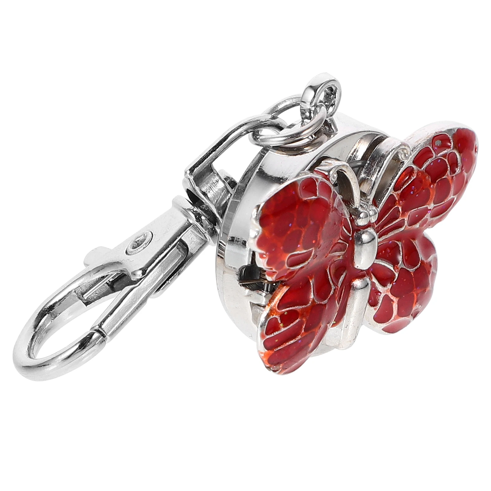 

Keychain Pocket Watch Charm Watches for Women Digital Ring Child Taschenuhr Damen