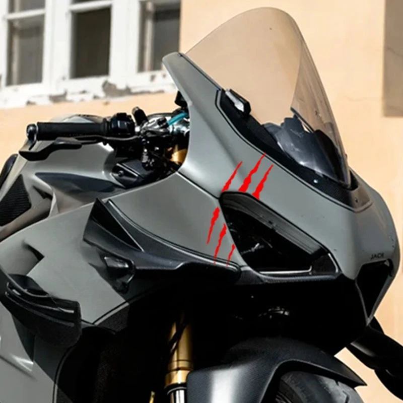 Personalized Monster Ghost Claw Motorcycle Stickers Waterproof Motorbike Front Fairing Racing Helmet Decorative Vinyl Decals image 6