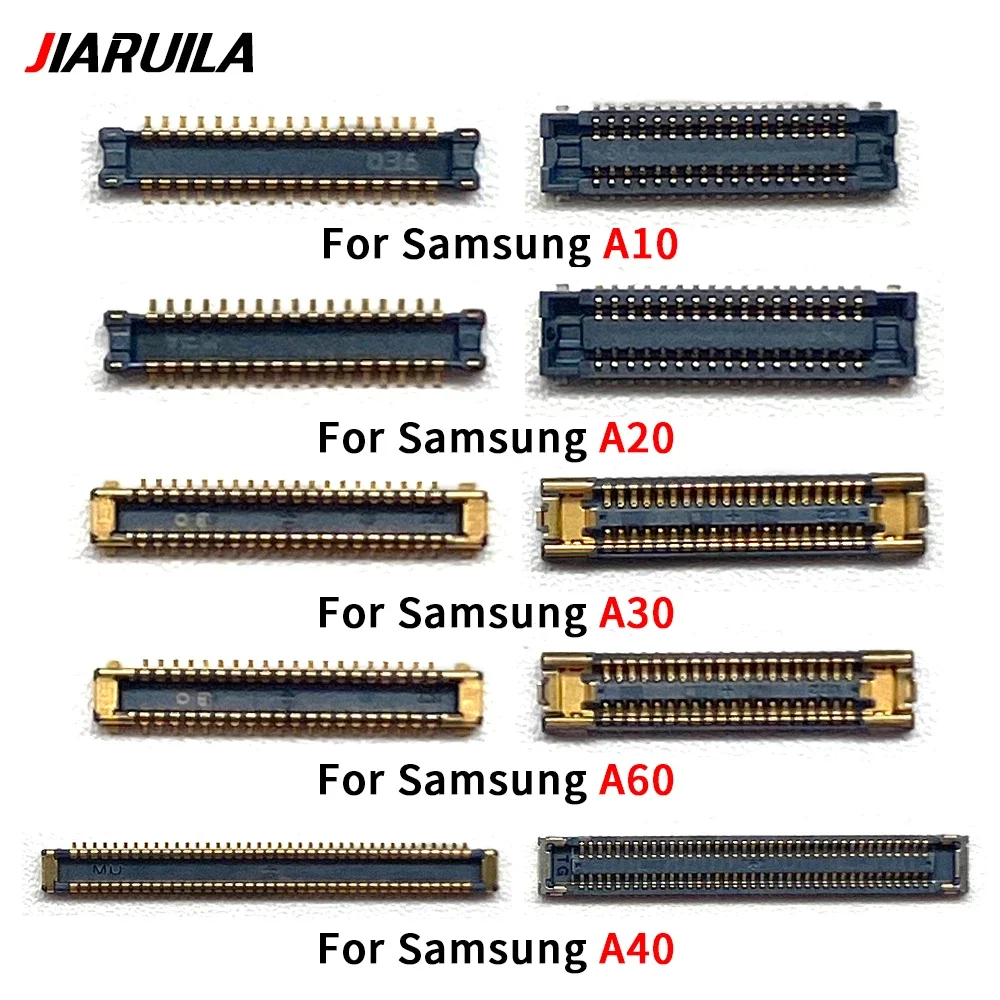 

Lcd Display Screen FPC Connector Plug On Board Flex Cable For Samsung A10 A20 A30 A40 A60