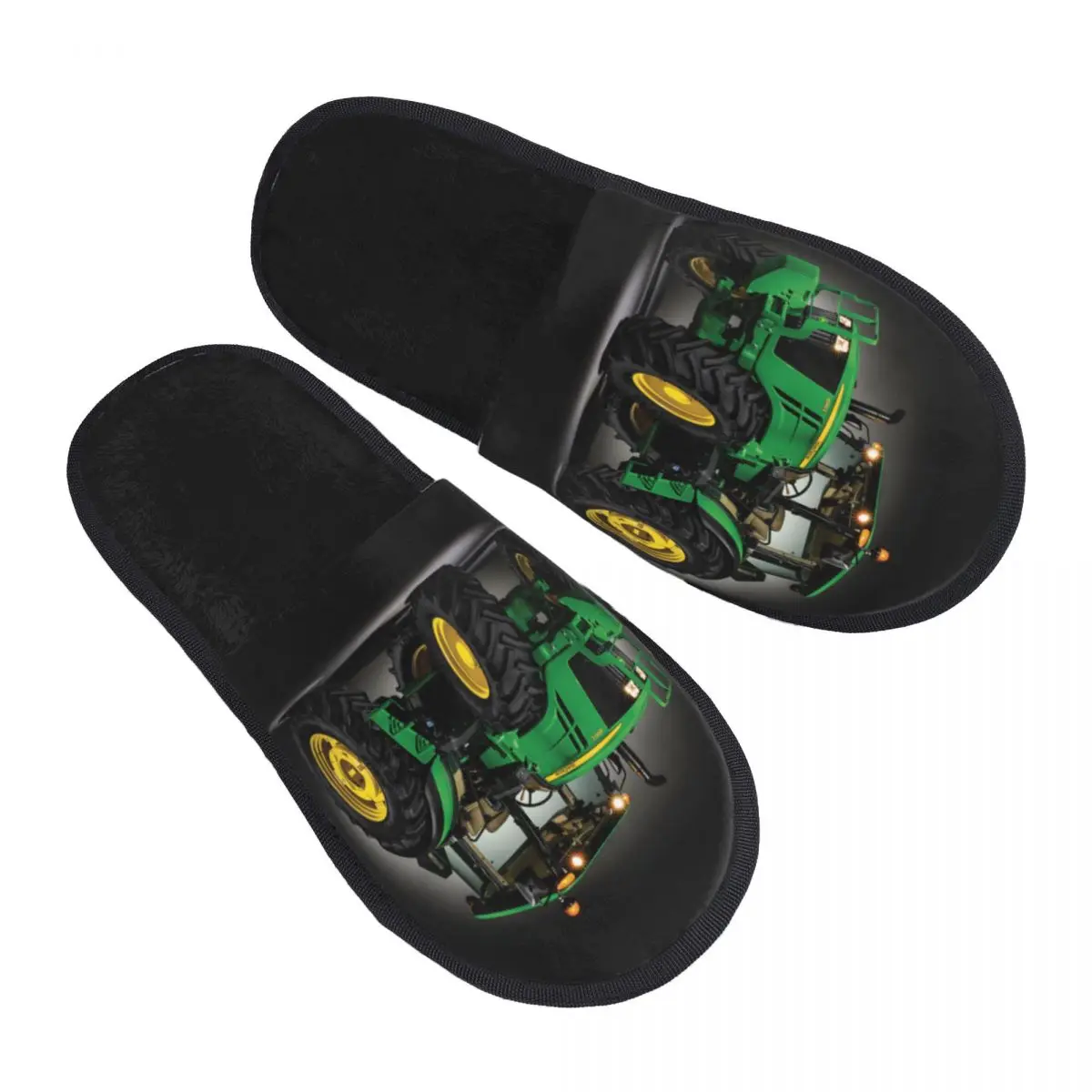 

Tractor Heavy Machinery House Slippers Women Comfy Memory Foam Slip On Hotel Slipper Shoes