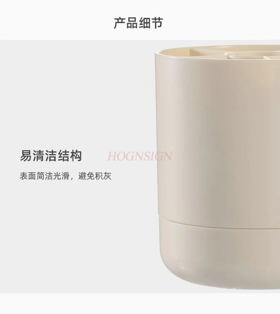 1pcs 360 degree rotatable pen holder, multifunctional large capacity desktop stationery storage box, thickened pen holder