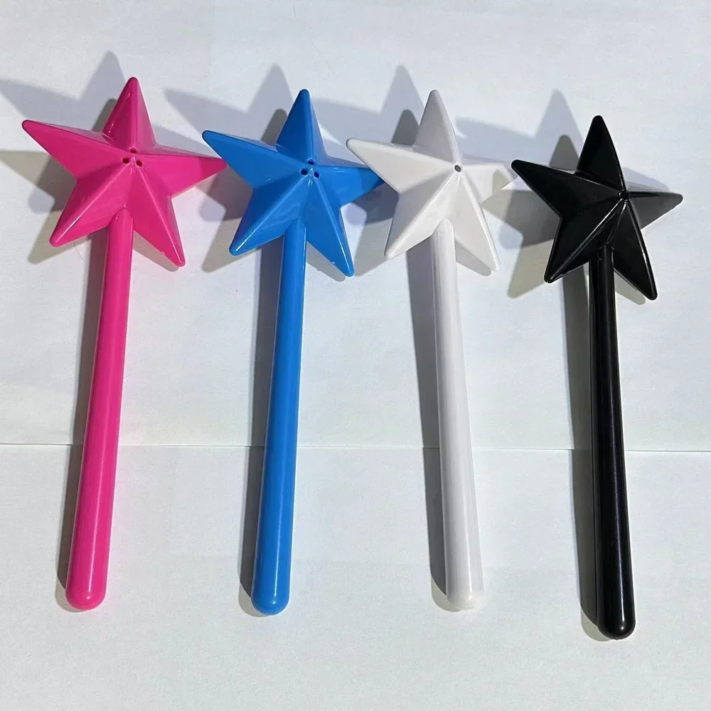 Barra de estrella de hadas de 1/3 agujeros, salero y pimienta, varita mágica, dispensador de especias, botella creativa bonita para Control de sal de cocina