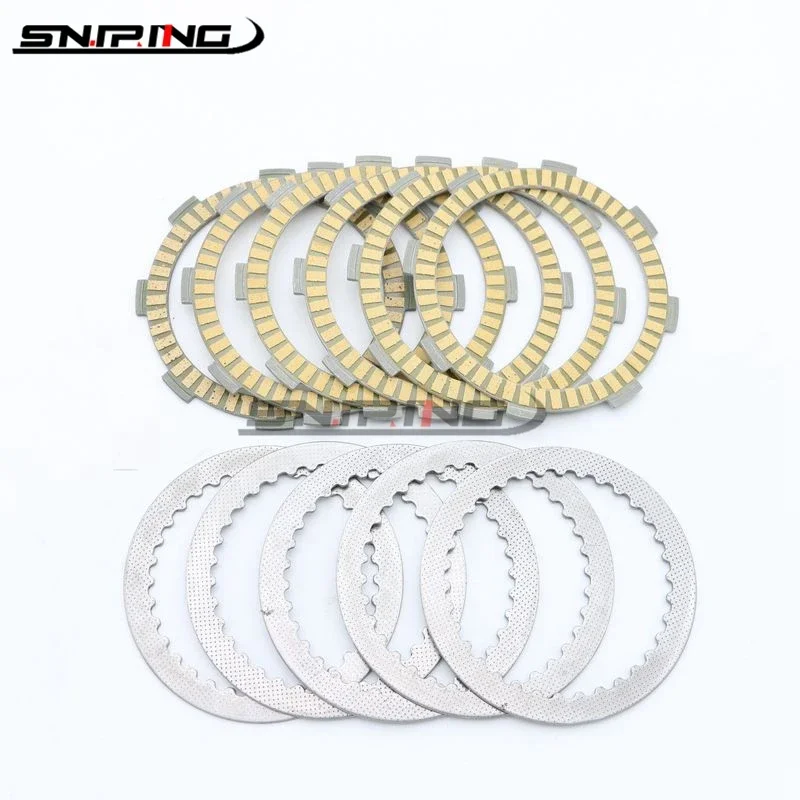 

Комплект фрикционных дисков сцепления для Honda VT250 Magna 250, бумажный диск сцепления и фрикционная железная пластина