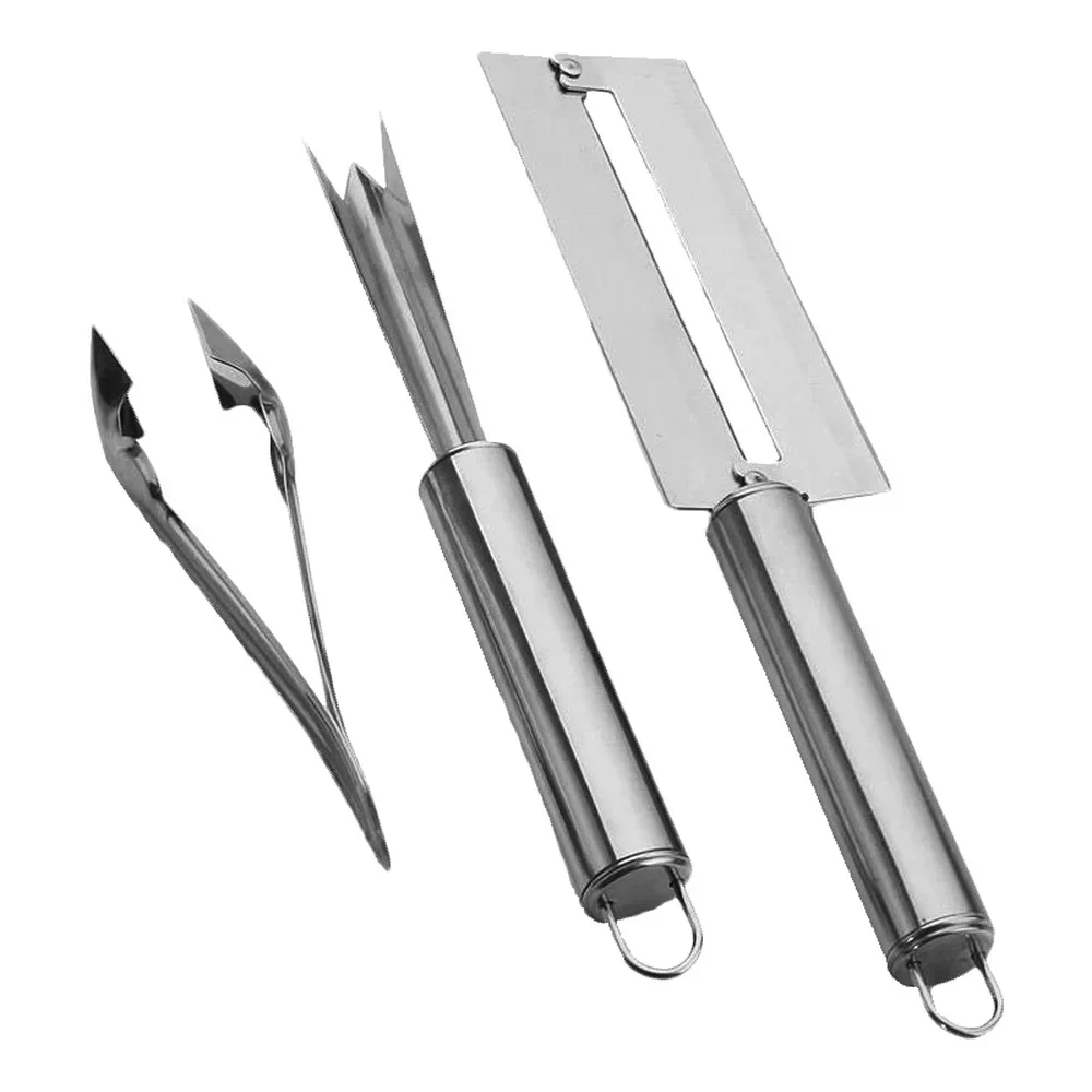 Household Pineapple Knife Automatic Digging Eye Clip Stainless Steel Special Knife for Cutting Artifact Peeler Eye Remover
