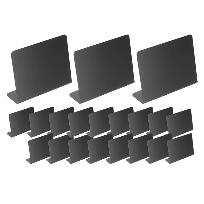 20Pcs Table Signs Food Board Buffet Party Labels Message Blackboard Chalk Table Display Price Tabletop Easy Install Easy To Use