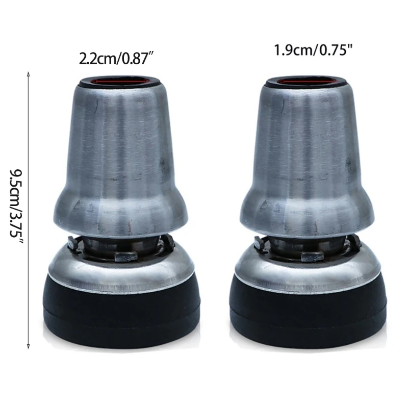 Durable 360 Degree Anti-skid and Wear-resisting Crutch Tip Ferrules Walking Feet Cane Tips 19mm 22mm Drop Shipping