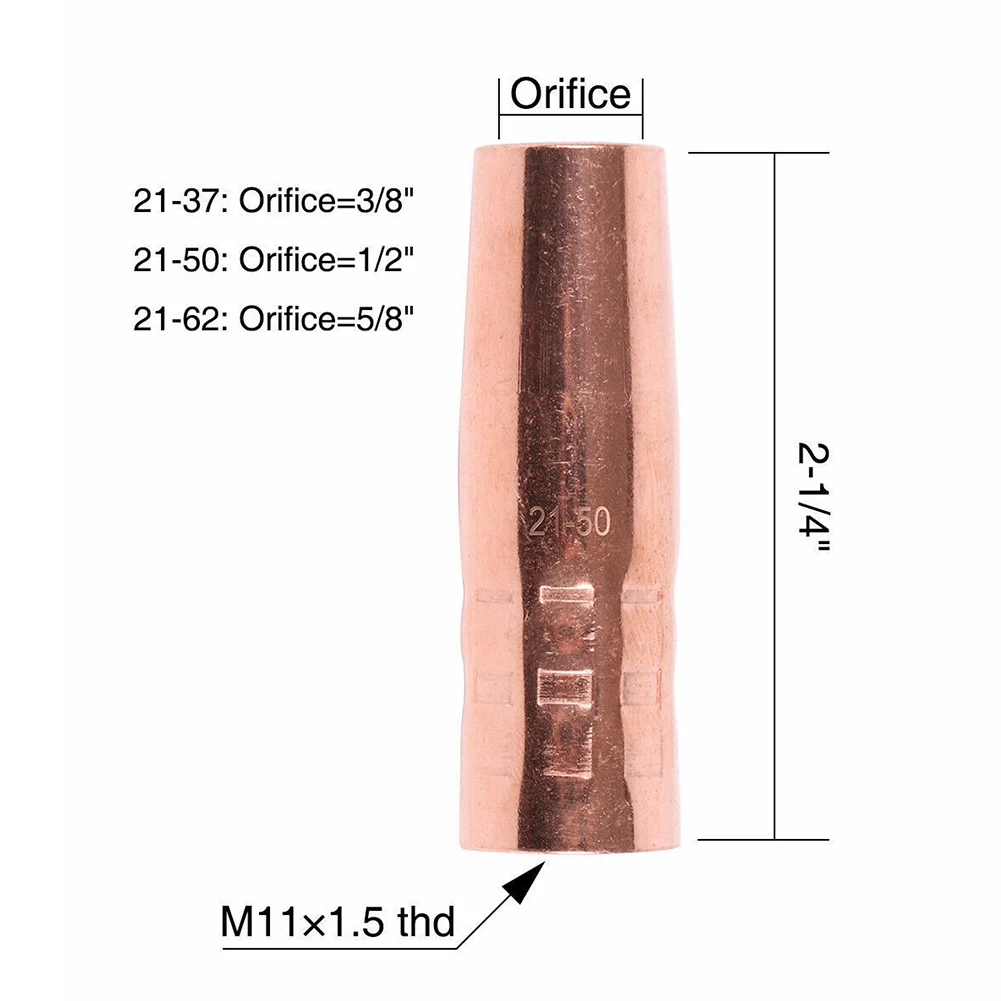 

Conductive Nozzle Welding Nozzle Replacement Spare Parts 21-50 Nozzles 35-50 Connecting Rod Accessories Brand New