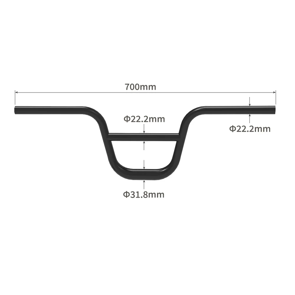 

Ready to Ship Factory Direct Sales 22.2mm 700mm High Quality Aluminum Alloy Bike Handlebar for City Road Mountain Bicycle Parts