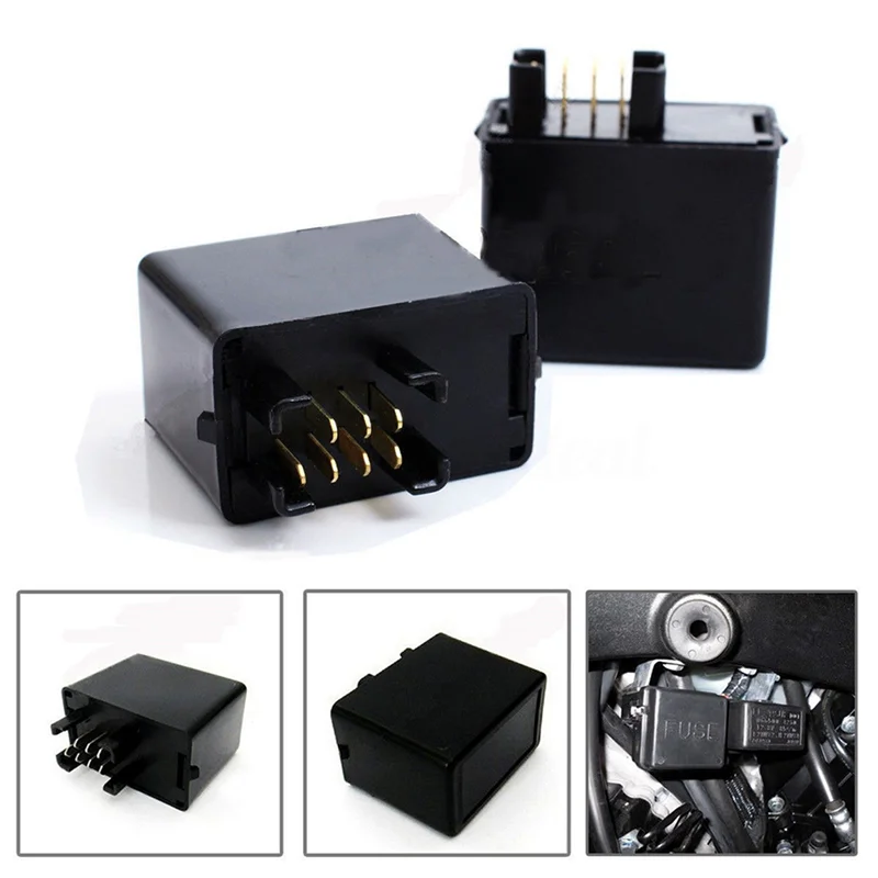 

AU28-10X 7 Pin LED Indicator Flasher Relay For Suzuki GSXR 650 750 1000 Bandit