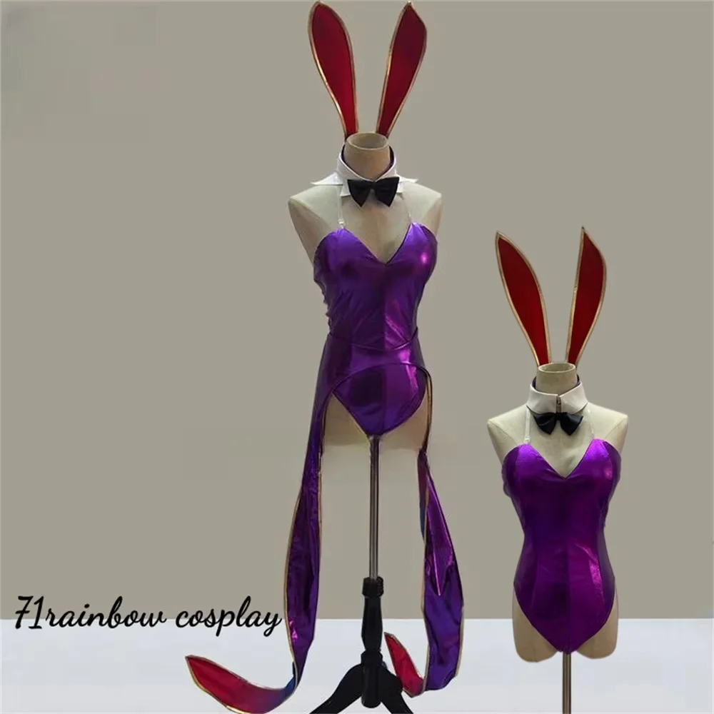 

Customsized FGO Syuten Doujin Minamoto no Raikou Bunny Girl Cosplay Costume Jumpsuits Leather Uniforms Sexy Costumes Cosplay