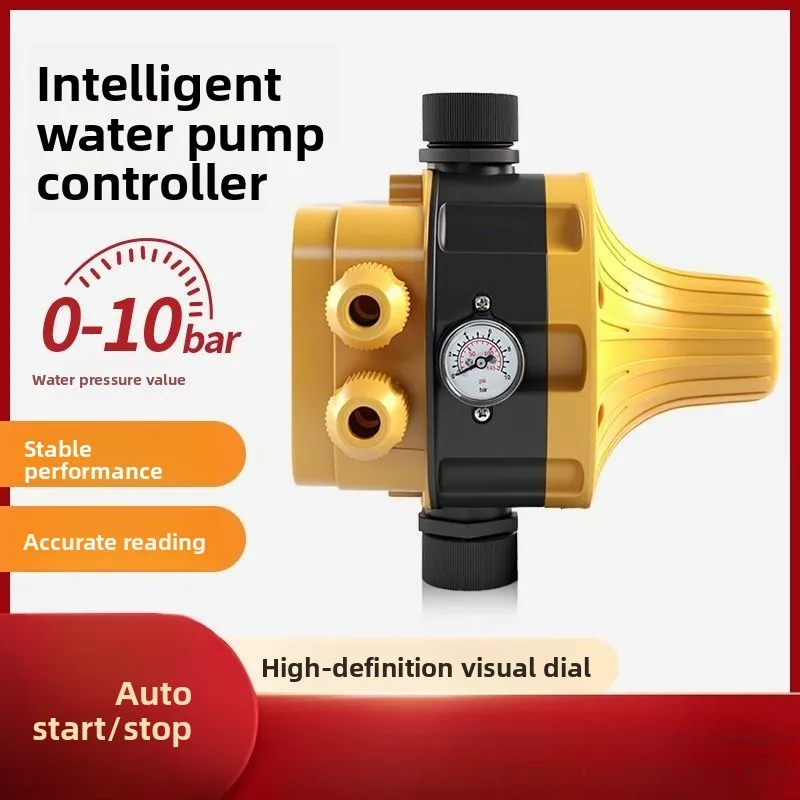 Pump Pressure Controller Automatic Intelligent Household Water Shortage Protection Automatic Pumping Controller Adjust Pressure