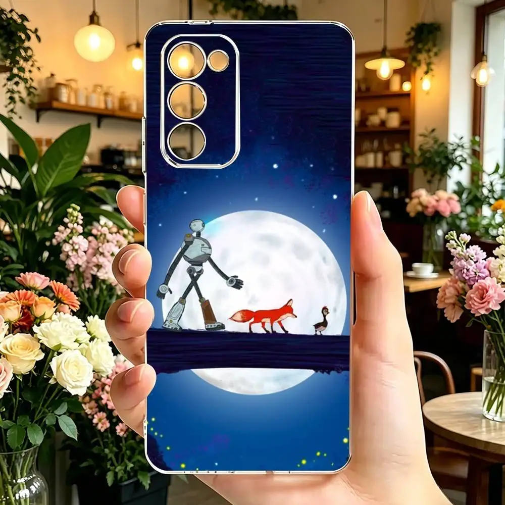 Animation The Wild R-Robot  Phone Case For Samsung Galaxy A73,A72,A71,A70,A53,A52,A51,Others Soft Transparent Cover