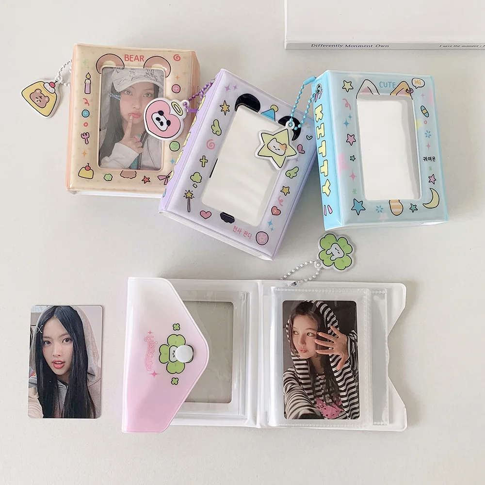 

3 Inch Ins Cartoon Album Photo Photocard Holder Kpop Idol Binder Photo Card Holder Card Collect Picture Protector 포토