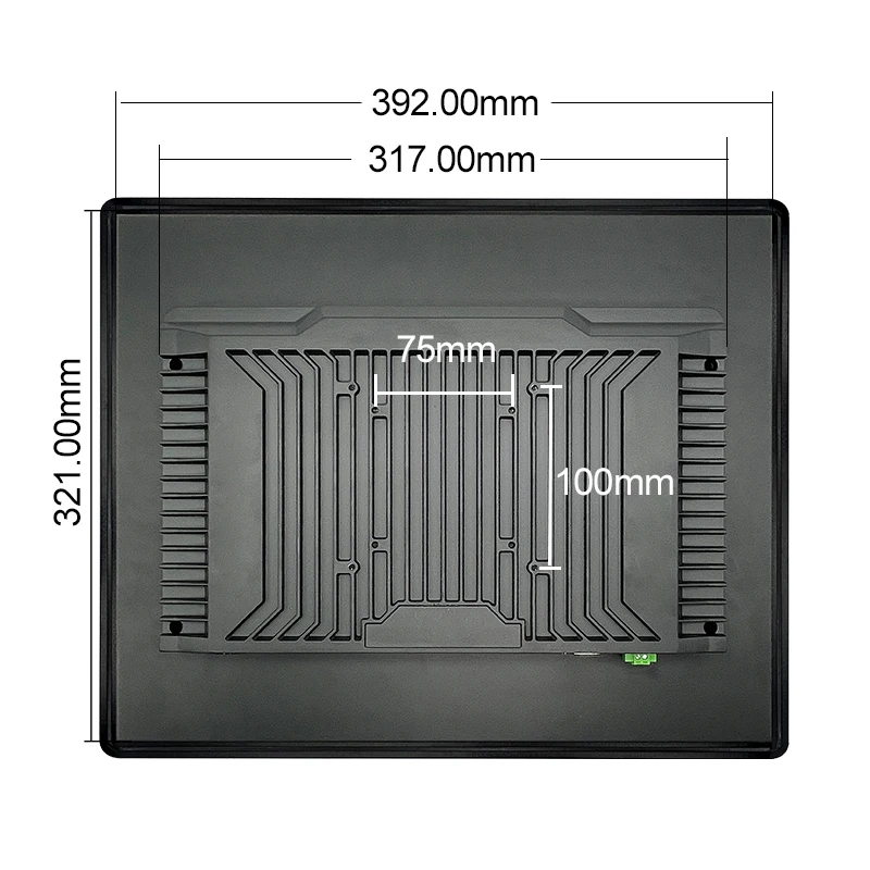 Komputer Industri All-in-One dengan Win10 IPS VGA/USB/Wifi Core Generasi ke-2 I3 I5 DDR3 Layar Sentuh Panel PC All in One