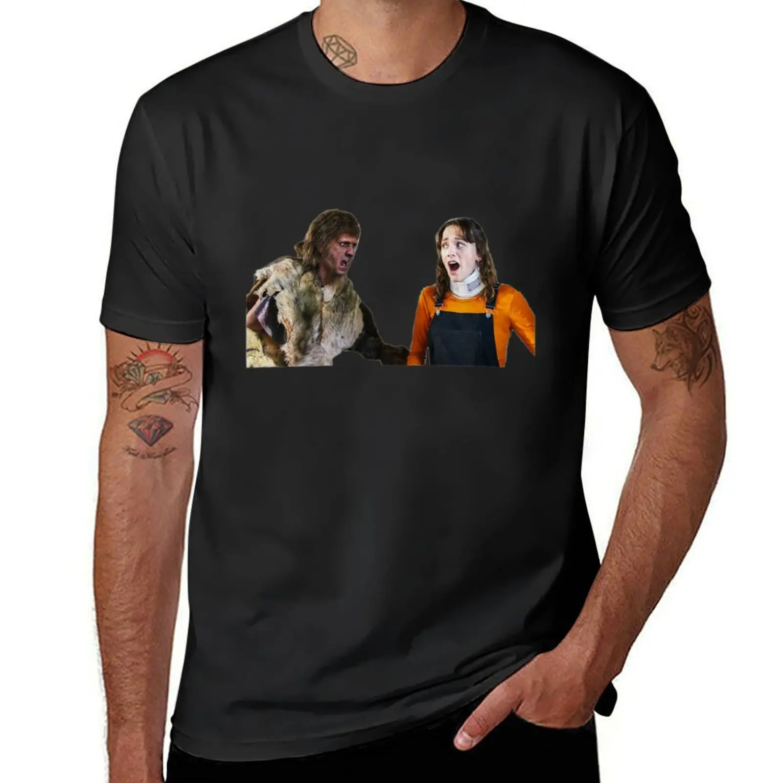 Boo! alison and robin ghosts bbc T-Shirt shirts graphic tees summer top mens cotton t shirts