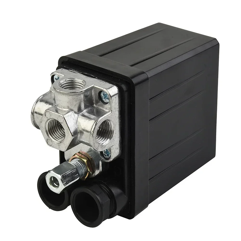 Imagem -04 - Ferramentas Elétricas 175psi Portas Compressor de ar Interruptor de Pressão Regulador Coletor Mais Válvula de Segurança