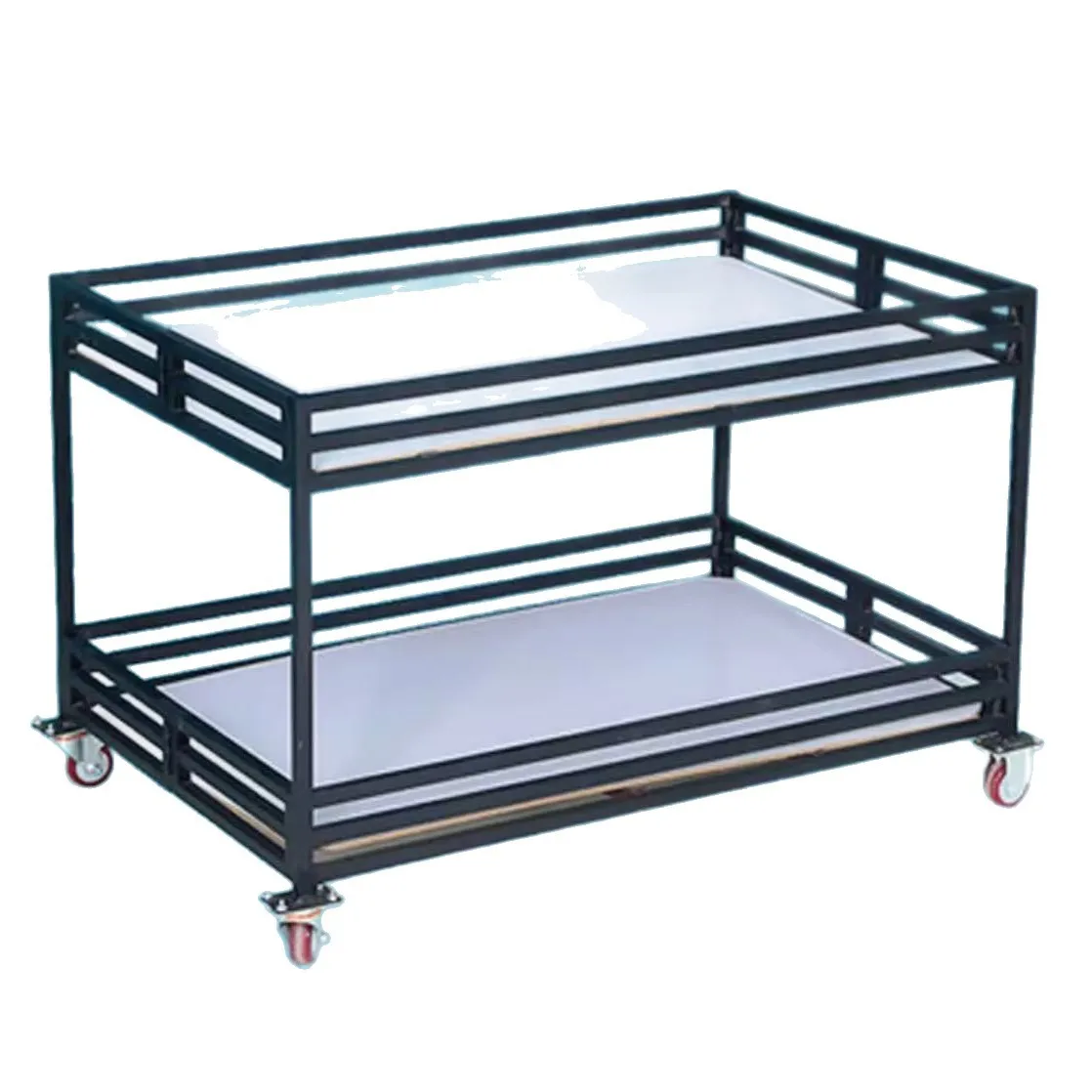 LH stall special trolley thickened supermarket shelf mobile trolley