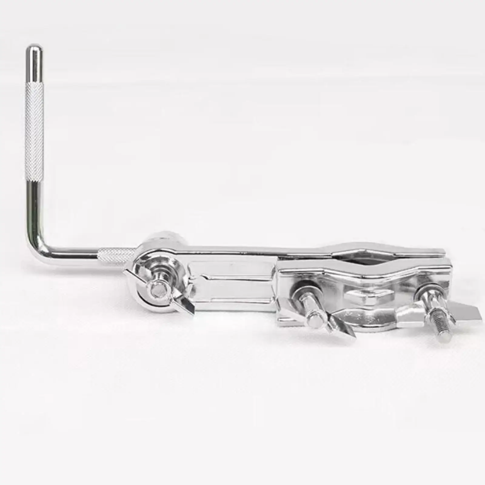 

Cowbell Holder Clamp Bracket Drum Mount Hardware Argent Metal Support for Professional Cowbell Stand