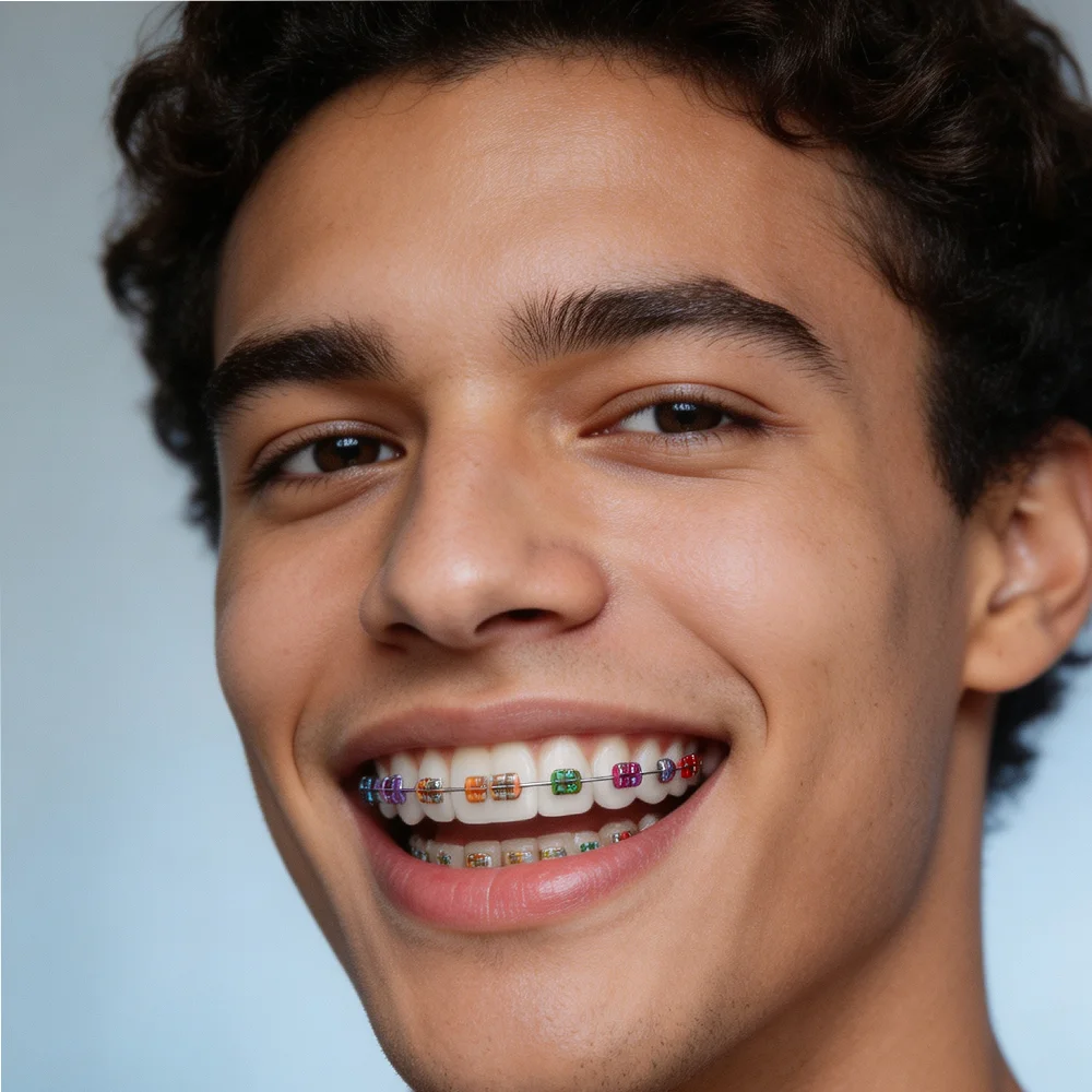 Mehrfarbige orthodontische elastische O-Ring-Gummibänder, mehrfarbige zahnärztliche Ligatur-Gummibänder, orthodontisches Ligaturring-Set - O-Ring-Zahnligaturringe für orthodontische Behandlung und Zahnspangen, 48 Farbe – Detail 6