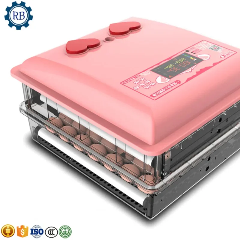 

Hot Popular egg hatching machine farm equipment full automatic 56 eggs poultry small egg incubator