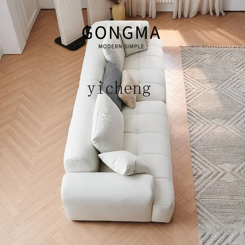 

AA bread sofa cream style cat claw fabric sofa living room small apartment wabi sandy wind