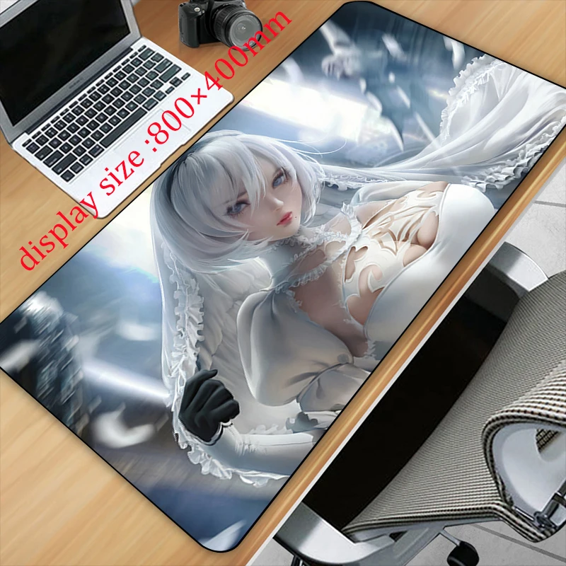 Comic Nier Art Printing XL Mouse Pad Gamer Accessory Hot Large Computer Lock Edge Keyboard Mat Anime Strange things Dropshipping