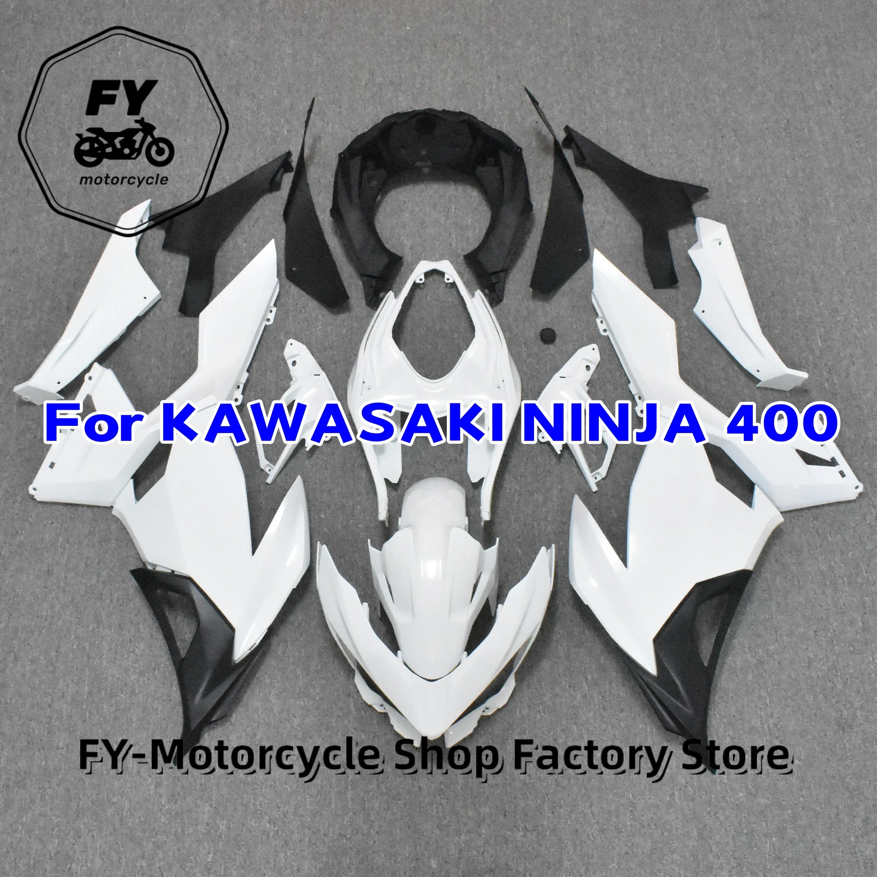 

Bodywork Fairing Injection Molding ABS Unpainted Components Cowl Body For Kawasaki Ninja 400 Ninja400 2018 - 2022 - 2023