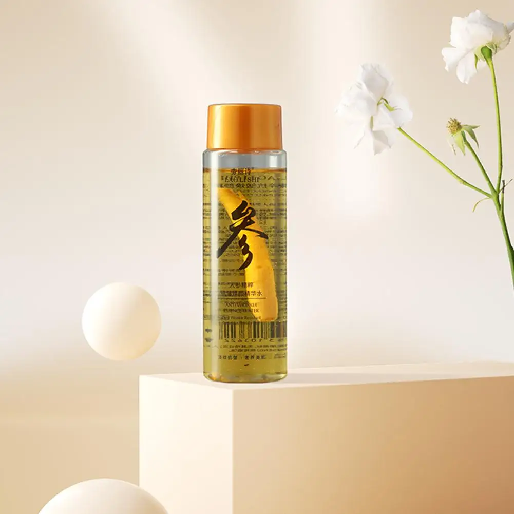 Nieuwe 120Ml Gouden Ginseng Face Essence Polypeptide Anti-Rimpel Bliksem Hydraterende Gezichtsserum Huidverzorgingsproducten