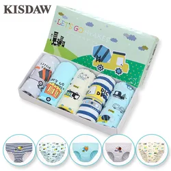 5Pieces/Box Children Underwears For Boys Cotton Car Patterns Boys Briefs Breathable Elastic Waistband Soft Kids Panties Knickers