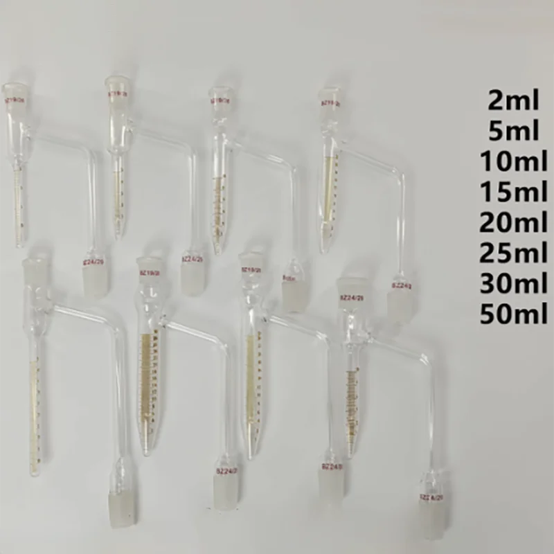 Toluene method petroleum moisture measuring instrument accepting pipe moisture measuring pipe scale tube