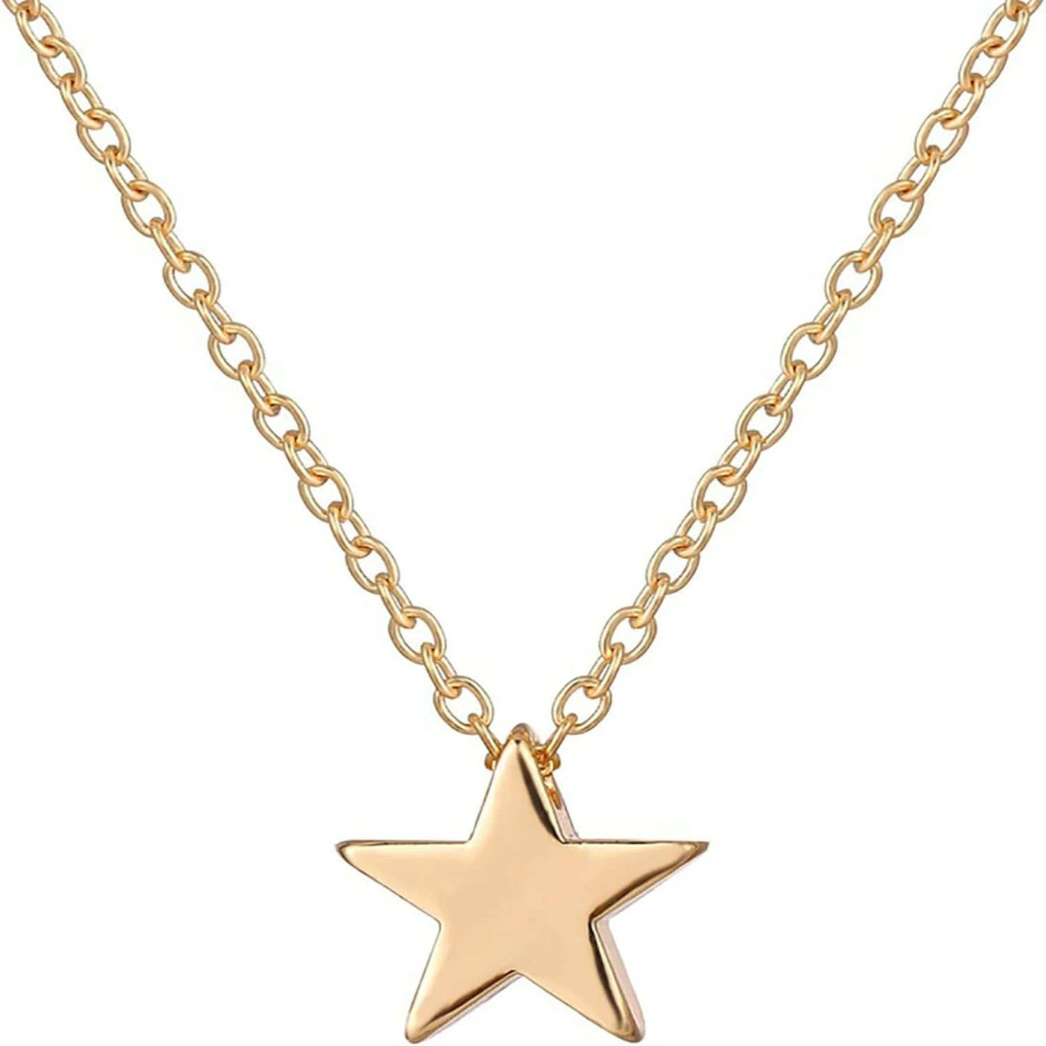 Beautiful, Elegant, and Sophisticated Glamorous Layered Star Disc Pendant Choker Necklace - Exquisite Birthday Gift for Women wi