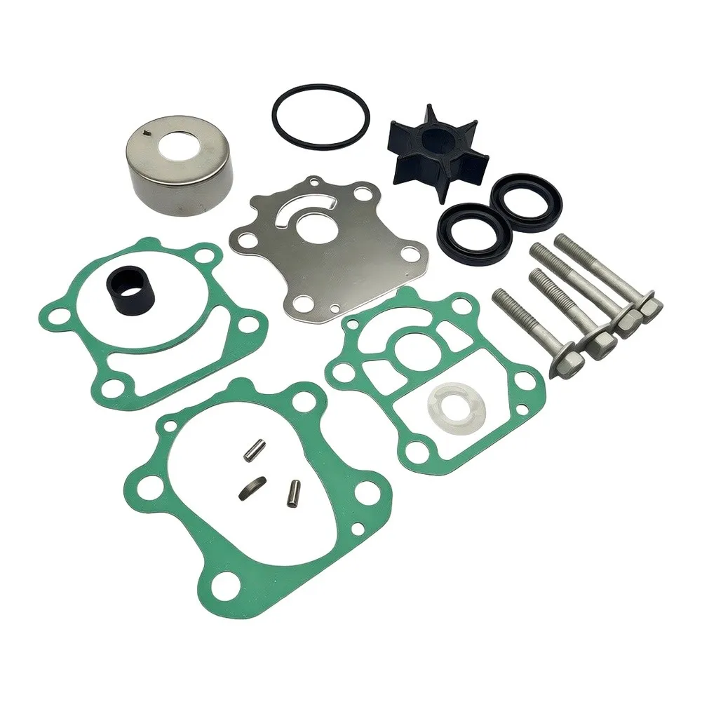 For Outboard Water Pump Impeller Repair Kit Stainless Steel 6.5cm Black for 70HP 115HP 150HP 200HP 250HP 300HP Marine Use