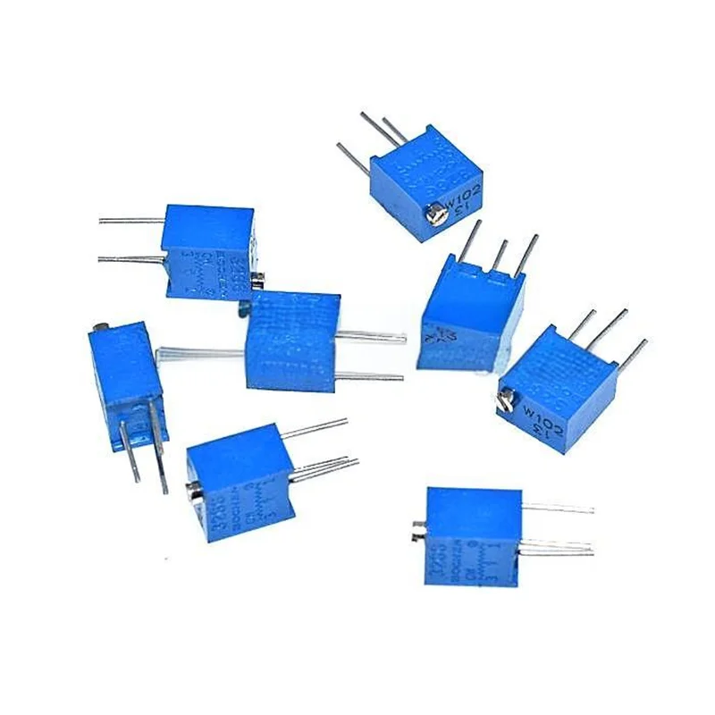 10PCS 3266W Precision Trimmer Potentiometer Adjustable Variable Resistor 1K 2K 5K 10K 50K 100K 200K 500K 1M 102 502 103