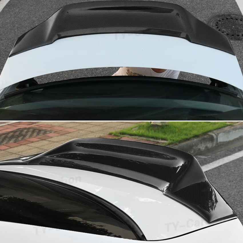 Type R Real Carbon Fiber FRP Rear Trunk Tail Wing Refit Accessories Spoiler For Audi A3 S3 RS3 Sedan 2014 - 2019